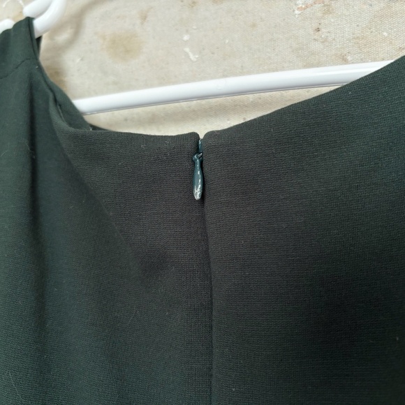 MM Lafleur the Lydia Green Twist Strap Ponte Sheath Dress - Picture 7 of 9